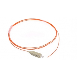 SC Multimode Fiber Optic Patch Cord , SC Fiber Optic Pigtails Low Insertion Loss