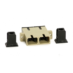 Multimode SC Fiber Optic Adapterwith Ceramic Sleeve For Telecommunication