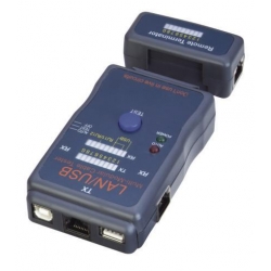 RJ45 Modular Cable Tester Auto Scan Test Mode