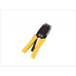 Modular Plug Crimping Tool RJ45 Steel Crimper With Ratchet