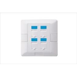 Wall Face Plates RJ45 Module Four Port 4 Port 86*86MM 86 Type