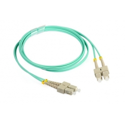 Insertion Loss 0.2dB Duplex Fiber Optic Patch Cord SC Duplex Multimode