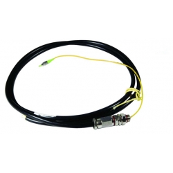 LC Fiber Optic Patch Cord , Waterproof MM 50/125 Optical Fiber Patch Cable