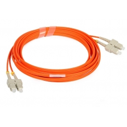 SC Fiber Optic Patch Cord 62.5um / 125um MM PVC Or LSZH Insertion Loss 0.2dB