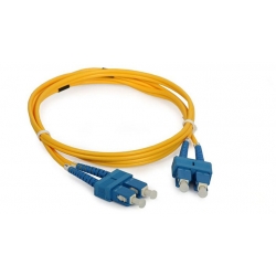 Fiber Optic SC Patch Cord With Corning Fiber 1M Flame Retardant