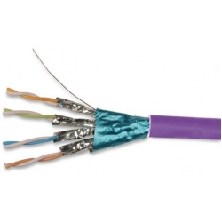 Cat 7 Lan Cable with PVC Jacket Pass Fluke HDPE Insulation