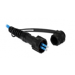 FullAXS fier optic patch cord with 4.8mm cable SM bend insensitive fiber / IP67 / 4G