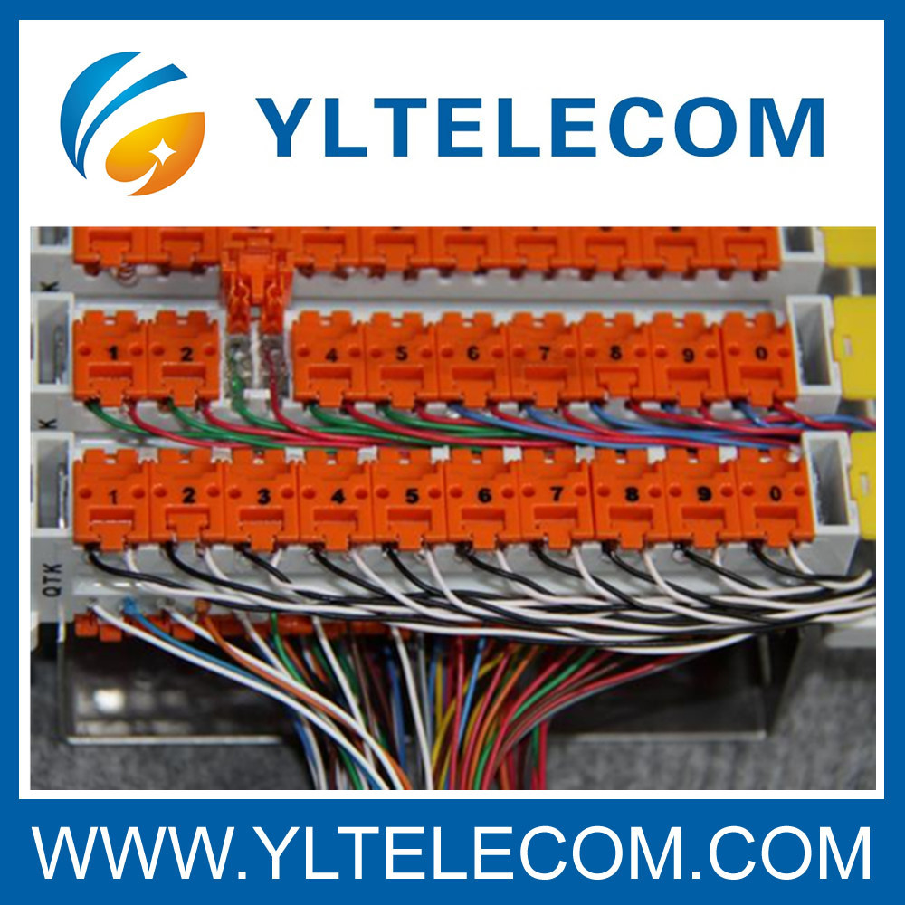 50 Pair Block 2810 IDC Connection Module 3M Quick Connect System Cat.5 QCS, China 50 Pair Block