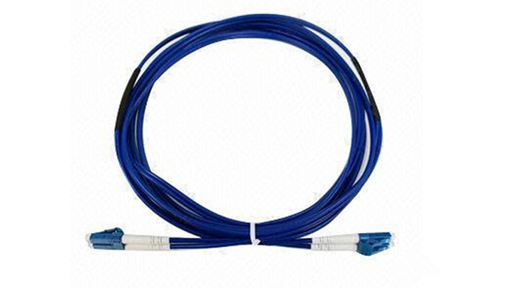 LC Fiber Optic Patch Cord Armored , Steel Armored fiber optic jumper