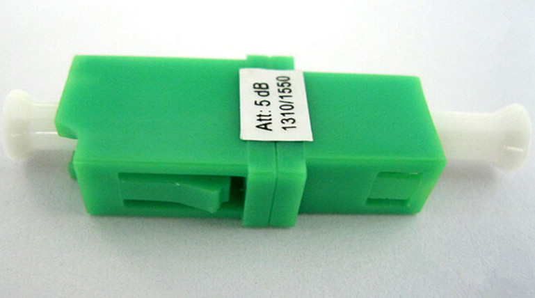 LC / APC fiber optic attenuator , telecommunication Fiber Adapter Attenuator Type