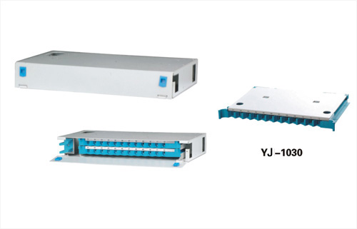 19 Inch 1U 24Core Sliding Fiber Optic Patch Panel ODF Fixed type