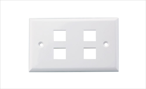 Wall Face Plate RJ45 Four Port 4 Port 70*115MM