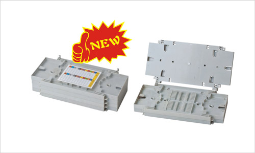 Upturned Fiber Optic Splicing Tray With Clear Cover