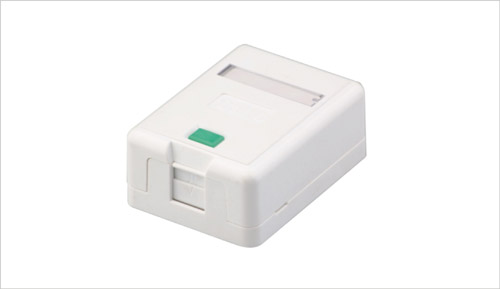 Empty Surface Mount Box Single Port RJ45