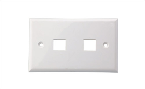 Wall Face Plate RJ45 Dual Port 2 Port 70*115MM