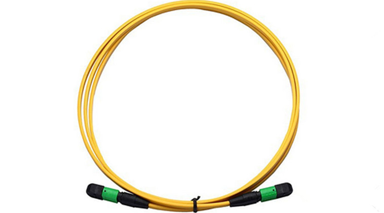 2.0mm OM3 Fiber Optic Patch Cord 4 / 8 / 12 / 24 Fiber MPO