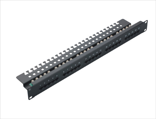 Cat.3 Voice Patch Panel 25port 1U 19 Inch