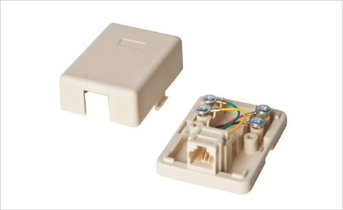 Telephone Surface Mount Box 1Port