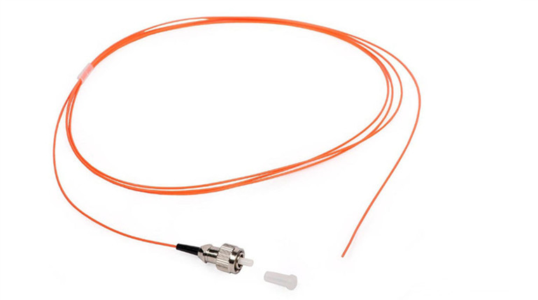 FC E2000/MU Multimode Fiber Optic Pigtails Yellow PVC LSZH Cable