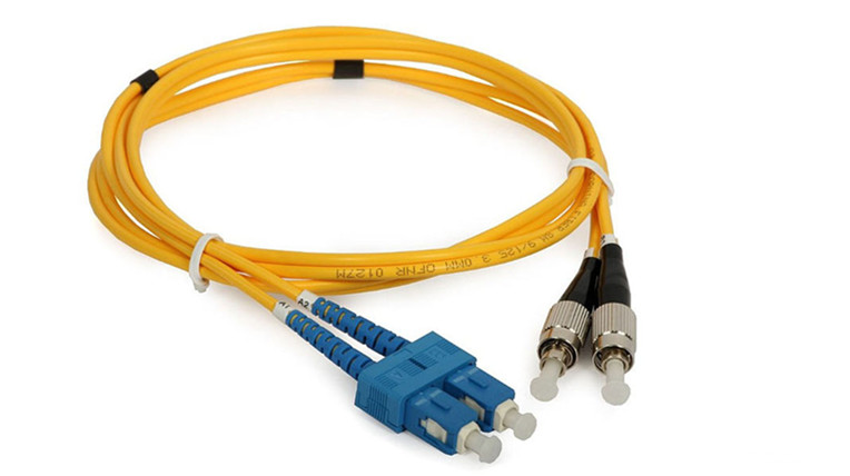 SC To FC Fiber Optic Patch Cord Pigtails And Fiber Patch Cord , Bundle Ribbon Fiber Patch Cord