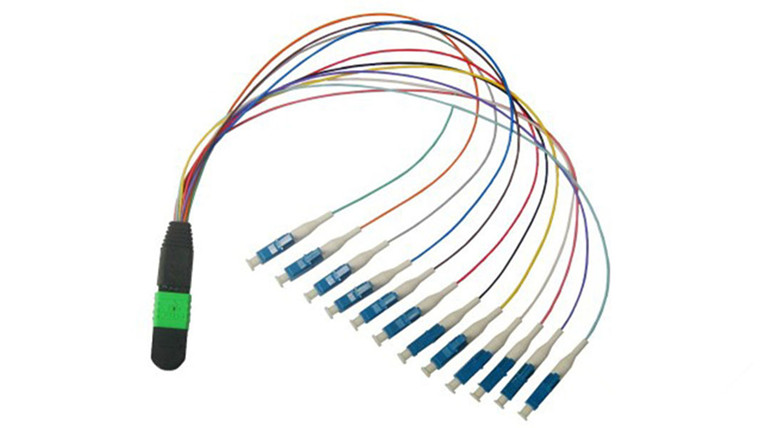 MPO to LC Fiber Optic Patch Cord,4, 8, 12, 24 Fiber for optical CATV