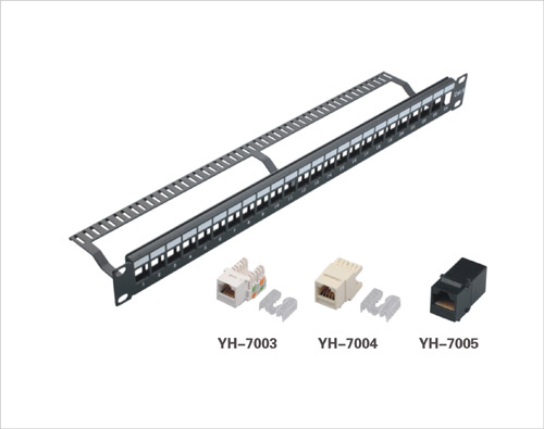 24port Blank Patch Panel with Cable Manager