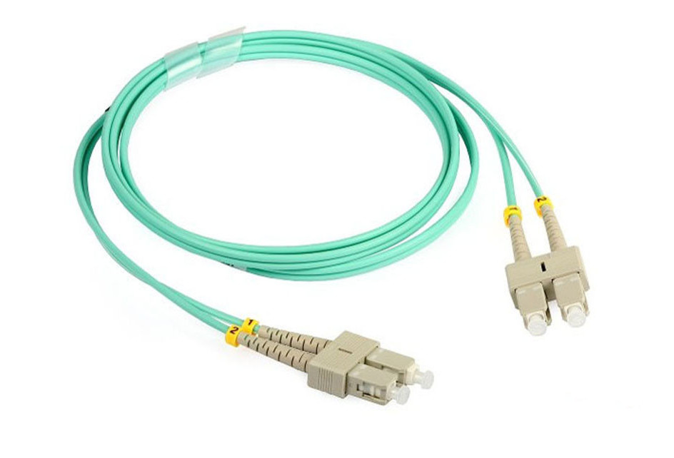 Insertion Loss 0.2dB Duplex Fiber Optic Patch Cord SC Duplex Multimode