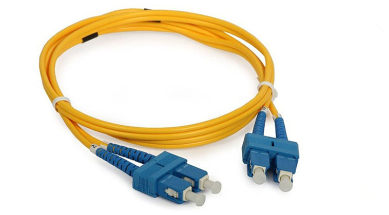 Fiber Optic SC Patch Cord With Corning Fiber 1M Flame Retardant