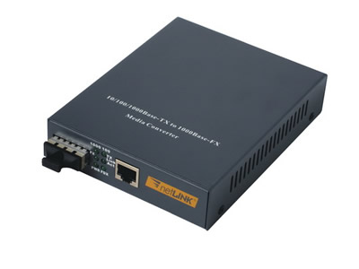 10/100M/1000M Single-mode Fiber Optic Media Converter