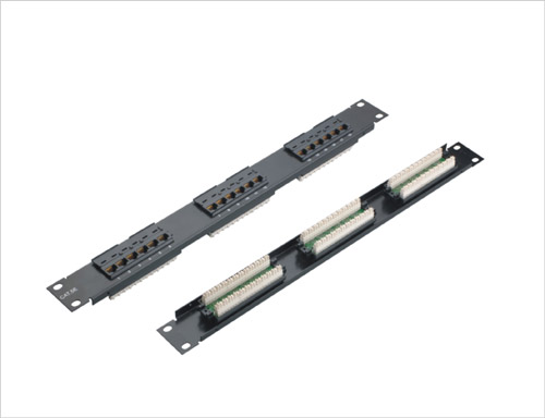 1U 19inch 18port Patch Panel Cat5e and Cat6 type