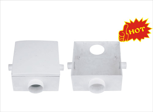 Plastic Cable Protection Box, Crossing Box,Pipe Joint Box For FTTH Cabling