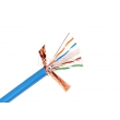 Cat.6 UTP, PVC PE Copper Clad Aluminum CCA 4 Pair Cat6 Cable 23AWG Quick Installation