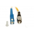 SC / FC Optical Patch Cord 9/125um Low insertion loss High Return Loss CATV Network