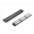 2U 19inch 48port(6*8) Patch Panel Cat.5e and Cat.6 type