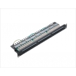 1U 19inch 24port(3*8) Patch Panel Right Angle Cat.5e and Cat.6 type