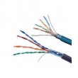 CAT5E FTP Cable, PVC + PE Jacket  , Waterproof 24AWG 2 Pair Shielded Cable