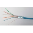 Cat6 FTP Cable, Transmission Shielded Cat6a Cable , AL-Foil Shielded