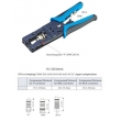 Coaxial Interchangeable F/BNC/RCA connector crimping tool