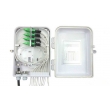 Wall Mounted Fiber Optic ODF Assembly With Fiber Patch Cords and Fiber Adapter