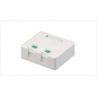 Empty Surface Mount Box Dual Port RJ45