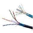 Cat6 FTP Cable, Transmission Shielded Cat6a Cable , AL-Foil Shielded