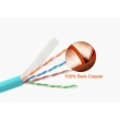 Cat.6 UTP, PVC PE Copper Clad Aluminum CCA 4 Pair Cat6 Cable 23AWG Quick Installation