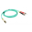 LC to ST 10G Multimode OM3 Fiber Optic Patch Cable For Network Communications