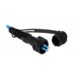FullAXS fier optic patch cord with 4.8mm cable SM bend insensitive fiber / IP67 / 4G